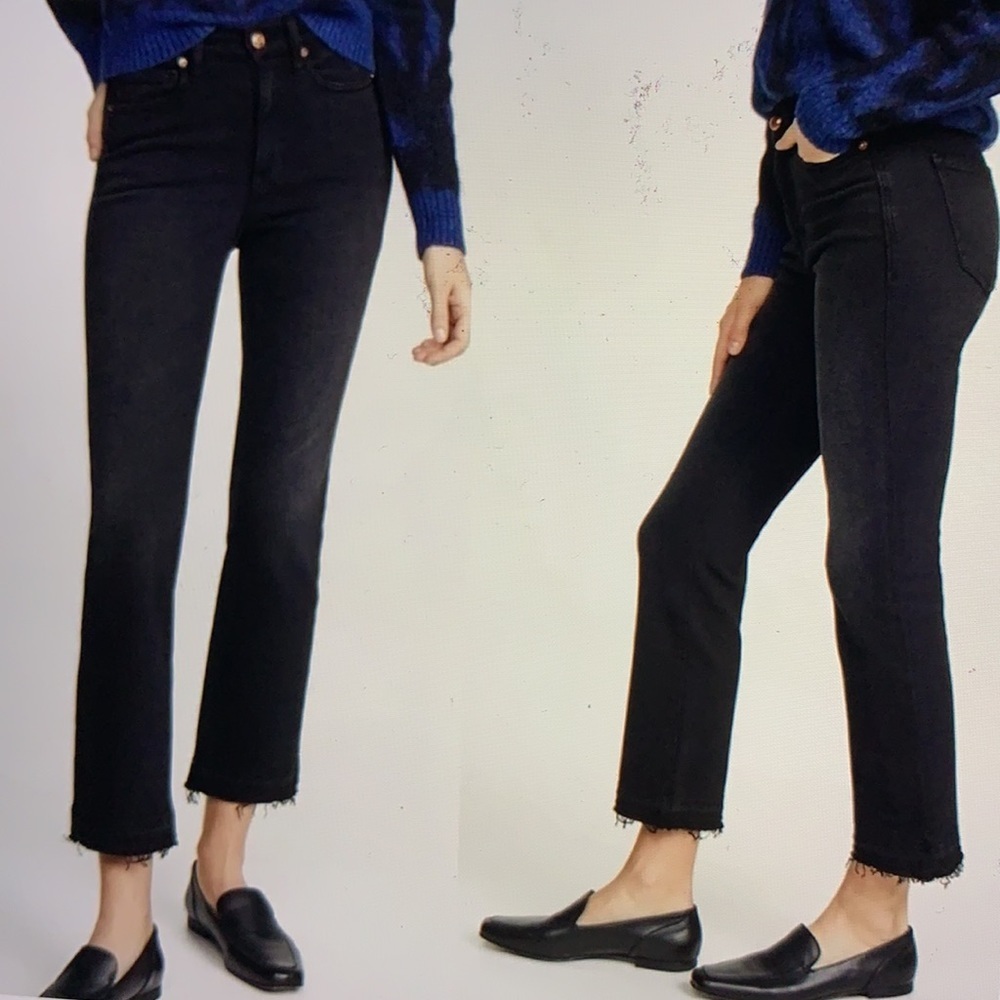 AYR The Rocker Magnetic Black Straight Jeans 27